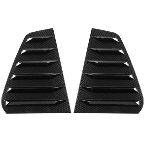 Par de cubiertas de obturador de ventana trasera de coche para Golf soluciona el diseño plano
