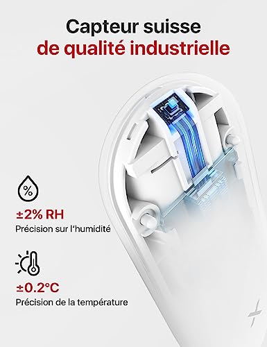 X-Sense WiFi Thermometer Hygrometer, Smart Temperature Monitor Wireless, Humidity Meter Sensor Remote - Image 2