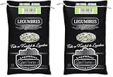 Guillermo | Alubia verdina - Saco 500 g. | Gourmet | Calidad Extra | Alubias para marisco | Textura mantecosa al paladar y piel muy fina (Paquete de 2)