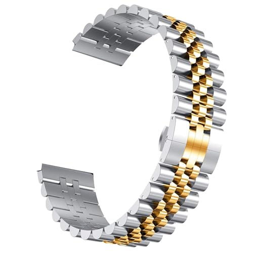 Correa de acero 22 mm para Moto Watch 120 miniatura 6