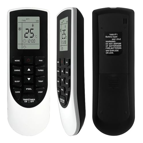 Télécommande Yan1f1 de rechange pour climatisation Gree Yan1f Yan1f6
