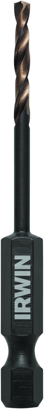 IRWIN Tools 1871024 Impact Performance Series 7/64-Inch Turbomax Black and Gold Drill Bit