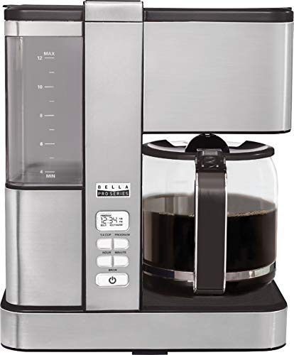 12 Cup Programmable Flavor Infusion Coffee Maker Stainless