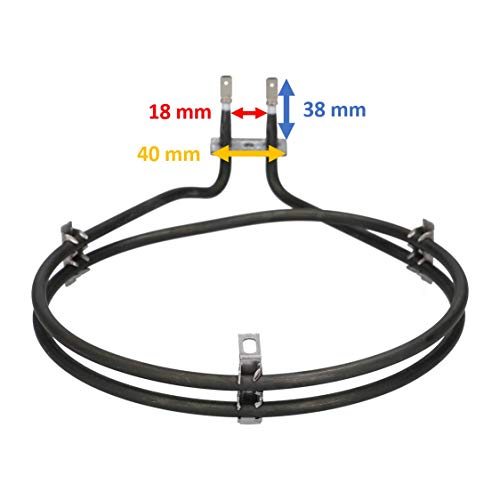 Verwarmingselement verwarming 2000W 230V oven voor Zanussi AEG Electrolux 397012801 - Image 3