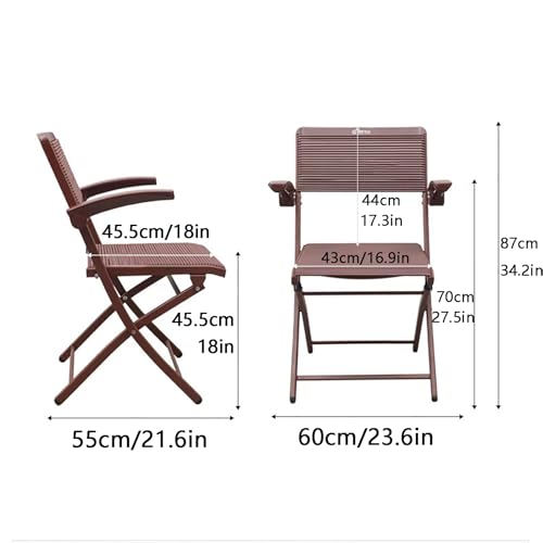 Chaise pliante confortable pour optimiser l'espace de votre balcon - 4