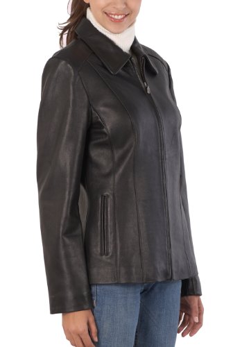 BGSD Women Miranda Lambskin Leather Jacket (Also available in Plus Size & Petite)3