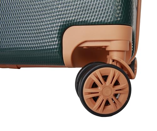 Dockers Hooper Hardside Expandable 8-Wheel Spinner Travel Checked Luggage, 3-Piece Set, Ponderosa Pine by DOCKERS - Used condition - Image 3