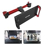 soporte para reposacabezas tablet 【Compatibilidad del dispositivo:】 para iPad / iPad Air / iPad Pro / iPad Mini / Samsung Galaxy Tabs / Samsung S8 S7 S6 / Amazon Kindle Fire HD 7 8 10 / Nintendo Switch y más