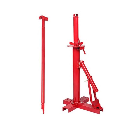 TUFFIOM Manual Tire Changer, Portable Hand Bead Breaker Mounting Tool for 8” to 16” Tires, for Home Garage Small Auto Shop
