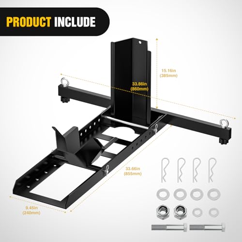 Image of Nilight Motorcycle Wheel Chock Stand for 15 inch-22 inch Wheels