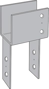 Simpson Strong-Tie ECC66 ECC End Column Cap 6X Beam, 6X Post