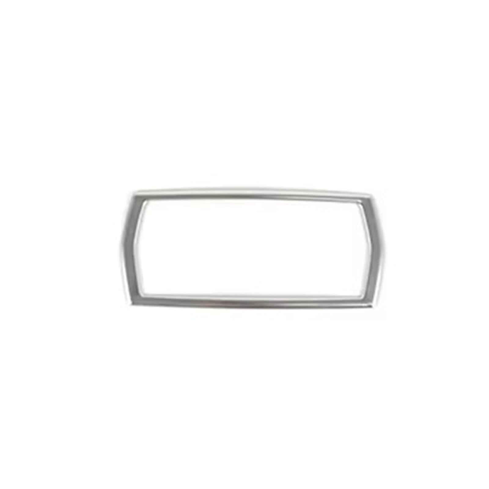 for A3 for 8Y 2021-2022 Stainless Steel Interior Rear Air Conditioning Vent Frame Decoration Sticker Trim Strip Interior Trim Cover Panel(Silver)