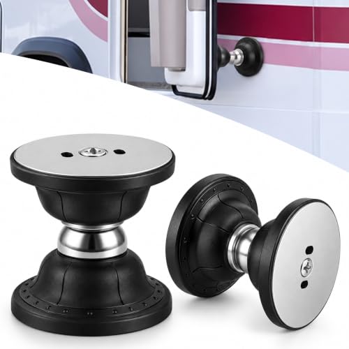 2PCS RV Magnetic Door Catch, with 8 Screw 4 Adhesive & Tube, Easy Install