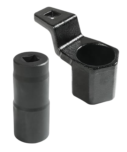 bylikeho Crankshaft Pulley Removal Tool Automotive Tool Car Accessories Weighted Sockets 19mm Harmonic Balancer Socket 50mm Crankshaft Pulley Holder Use to Install or Remove Engine Crank Bolts