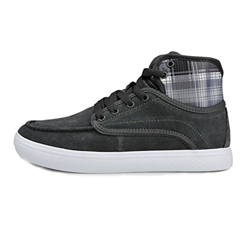 Chaussures de sport pour hommes montantes et respirantes pour skateboard et marche