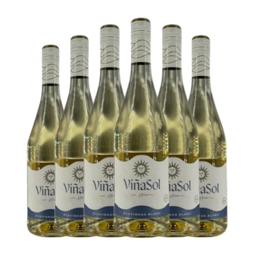 Torres Viña Sol Sauvignon Blanca Joven 75 cl Vino blanco (Caja de 6 Botellas de 75 cl)