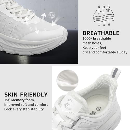 Image of Grand Attack Men's Road Running Walking Shoes | Max Cushioned Comfort | Durable Non-Slip | Breathable Athletic Tennis Cross-Training Sneakers