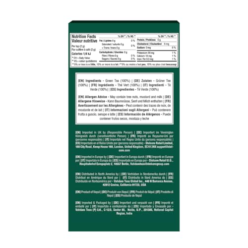 VAHDAM, Himalayan Grüner Tee (340g) 100% Reiner Grüntee Aus Dem Himalaya, Indien | Vegan, Glutenfrei, Laktosefrei | Frisch & Direkt Von Der Quelle In Indien | Grüner Tee Lose