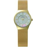  Skagen Damen-Armbanduhr XS Analog Quarz Edelstahl beschichtet 233XSGG