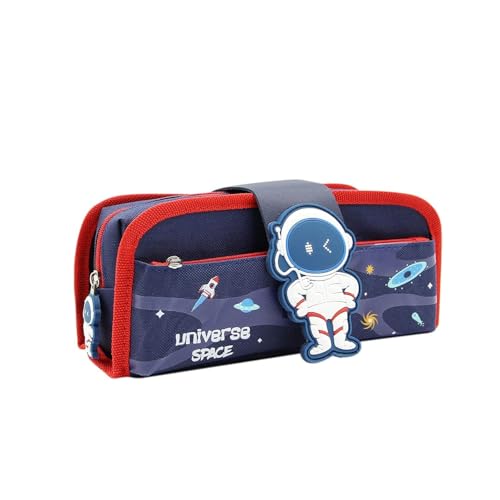 Image of DEOXY Universe Space Theme Pencil Pouches for Stationary | Aesthetic Pencil Case for College Students | School Pouch for Boys Stylish | Cute Pen Pouch for Boys Korean Bag(Universe Space)