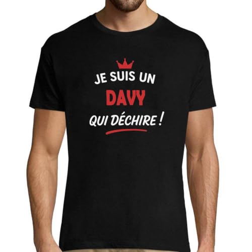 T-shirt homme Davy qui déchire en coton bio imprimé en France