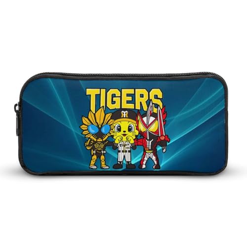 阪神 リーグ 優勝記念 タイガース文具ケース ペンケース 収納グッズ 筆箱 ペンバッグ 筆入れ 多機能 学用品収納 大容量軽量 伸縮性が良く、繰り返し使用可能 傷防止 防汚 掃除が簡単 いろいろな文房具を収納 オフィス小物 コスメバッグとして 男女兼用 携