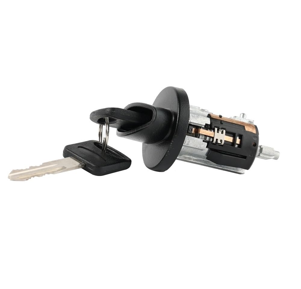 Lock Cylinder Assy Compatible with F250 F350 F450 F550 F53 Super Duty 1997-2007 for Econoline Car Ignition Switch Lock Cylinder Tumbler