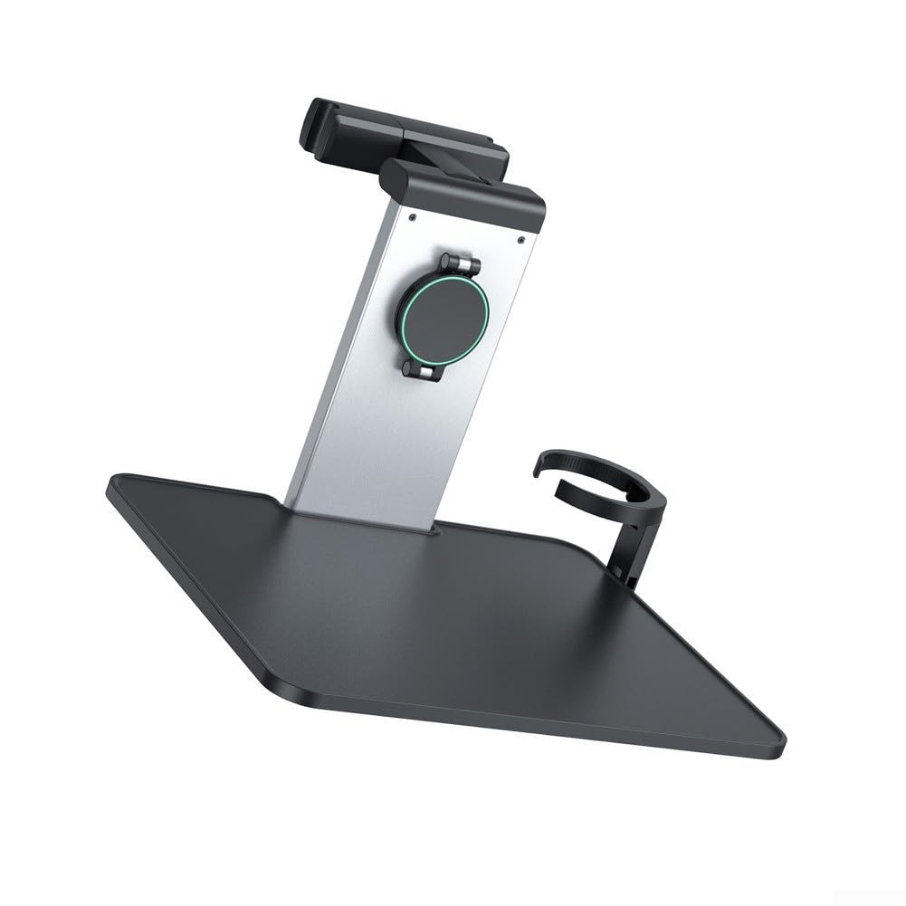 Magnetischer Auto Lenkrad Tisch Aluminium Legierung Robust | Aluminiumlegierung, ABS-Material, hohe Stabilität, langlebig, sicher für Geräte und Essen