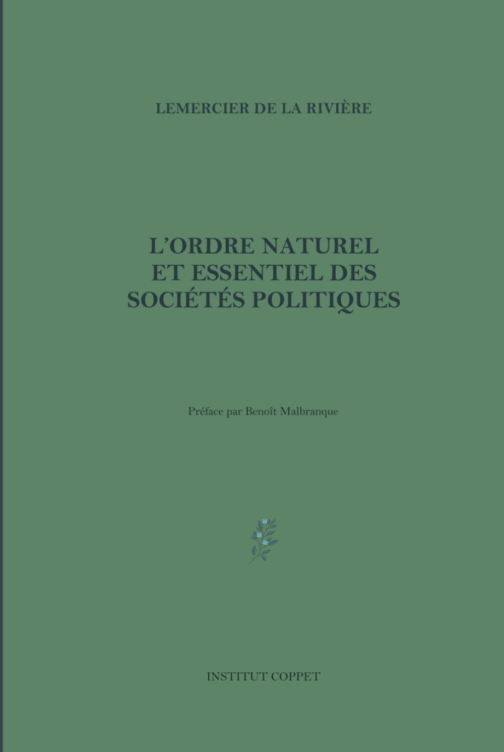 L'ordre naturel et essentiel des sociétés politiques