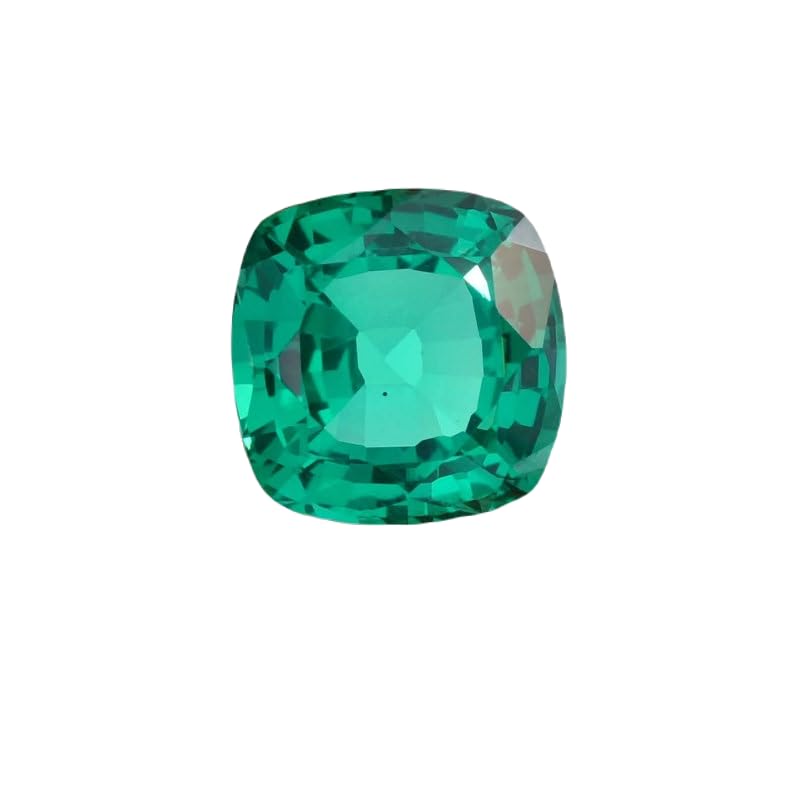 Émeraude naturelle de 13mm en forme de coussin pour la haute joaillerie