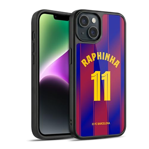 Coque en gel Apple iPhone 14 FC Barcelona Raphinha 2025/26