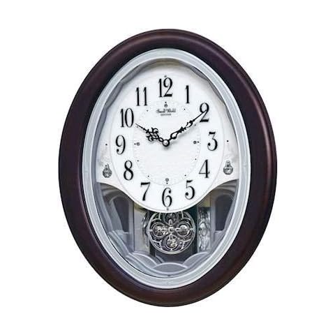 Rhythm Clocks Crystal Delight Musical Motion Wall Clock Cover