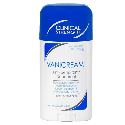 Vanicream Anti-Perspirant Deodorant for Sensitive Skin - 2.25 oz - Clinical-Strength Deodorant with...