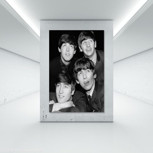 EVMILA Poster décoratif sur toile The Beatles Rock Band – Impression d’art moderne pour chambre à coucher – 60 x 90 cm - Les Beatles, Paul McCartney, John Lennon, RIngo Starr, George Harrison EVMILA Poster décoratif sur toile The Beatles Rock Band - Impression d'art moderne pour chambre à coucher - 60 x 90 cm – Image 8