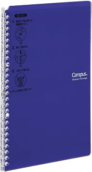 مجلد Kokuyo Campus Smart Ring Binder، مجلد B5 أرجواني قابل لإعادة التعبئة، 26 فتحة مع 10 أوراق إضافية فضفاضة، ما يصل إلى 25 ورقة حشو للعمل والدراسة، مستورد من اليابان RU-SP700V