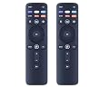 [2 Packs] Universal Vizio Remote XRT260 ?No Voice ?Fit for All VIZIO Smart TV Smartcast 4K P-Series V-Series D-Series M-Series XRT136 XRT140 with Hbomax,Netflix,PrimeVideo,Plutotv,iHeartRadio,Crackle