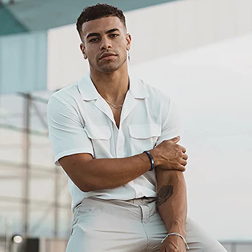 VNOX Men's Inspirational Mantra Engarved Handmade Braided Leather Adjustable Cuff Bangle Bracelet Encouragement Motivational Gift for Men2