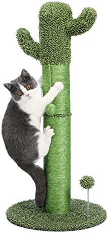PAWZ Road - Creative Cat Tree with Cactus for Cats Large, Elegant...