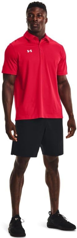 Under Armour Team Tech Polo LG Red - Image 3