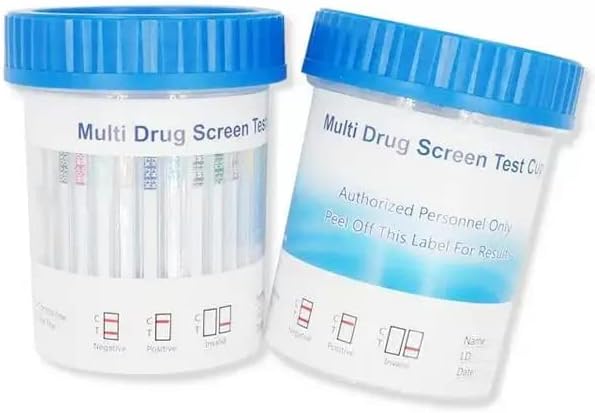 Beright Professional 13-in-1 Rapid Drug Test Cup | Urine Drug Test | Test for Cannabis, Cocaine, Opiates and 10 Other Common Drugs of Abuse
