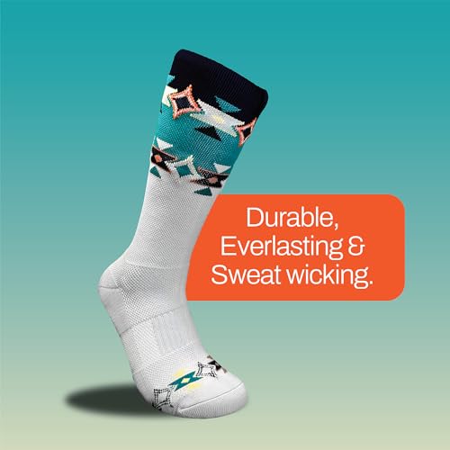 Thunderbird Moisture Wicking Hiking Socks | Pack of 4 - Unisex | Lightweight Socks for Outdoor | Quick Dry2