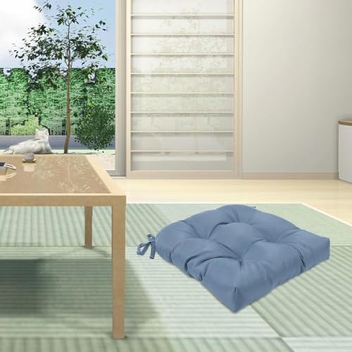 Coussin de siège imperméable avec liens de fixation pour chaise et méditation - 8