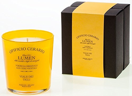 LUMEN Opificio Cerario - Candela profumata, 300 ml, colore: Tiglio