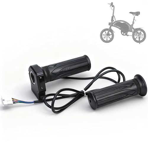 Throttle KH-DX 36V E-Bike Throttle Grip Replacement with LCD Voltage Display&Cruise Control,Compatible with Jetson Bolt Pro/Atlas,DYU D3F/D2F/C3/C4, Ancheer,250W Electric Bike Twist Grip Accelerator