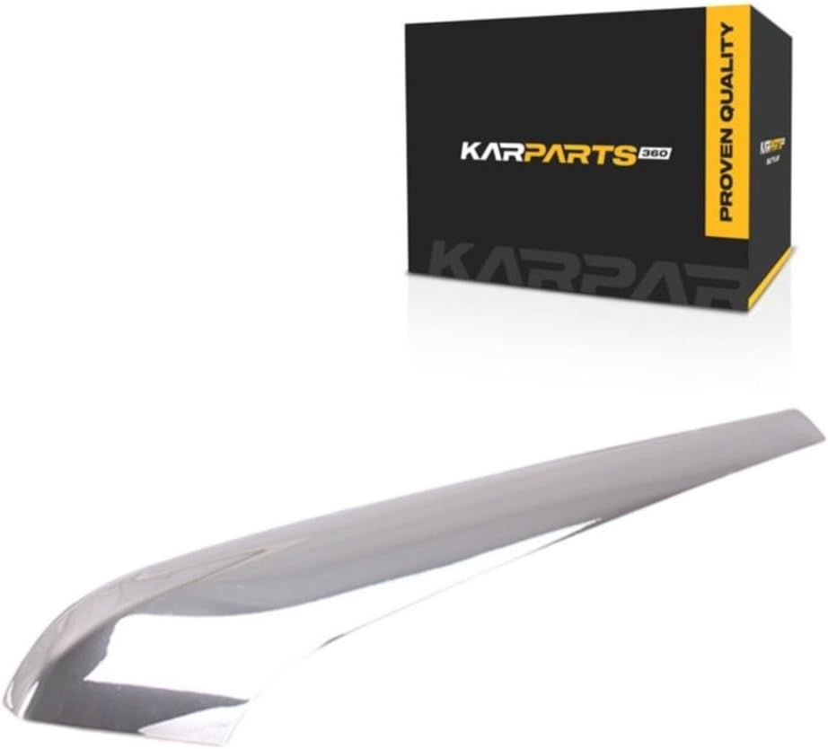 For Mitsubishi Mirage/Mirage G4 2021 2022 2023 Bumper Cover Molding Driver Side | Front | Upper | Chrome | Made Of Plastic | Replacement For MI1046112 | 191275950425, 6407A377