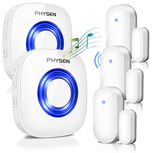 Wireless Door Chime Door Window Alarm PHYSEN CW-3TW Door Window Sensor Alarm Door
