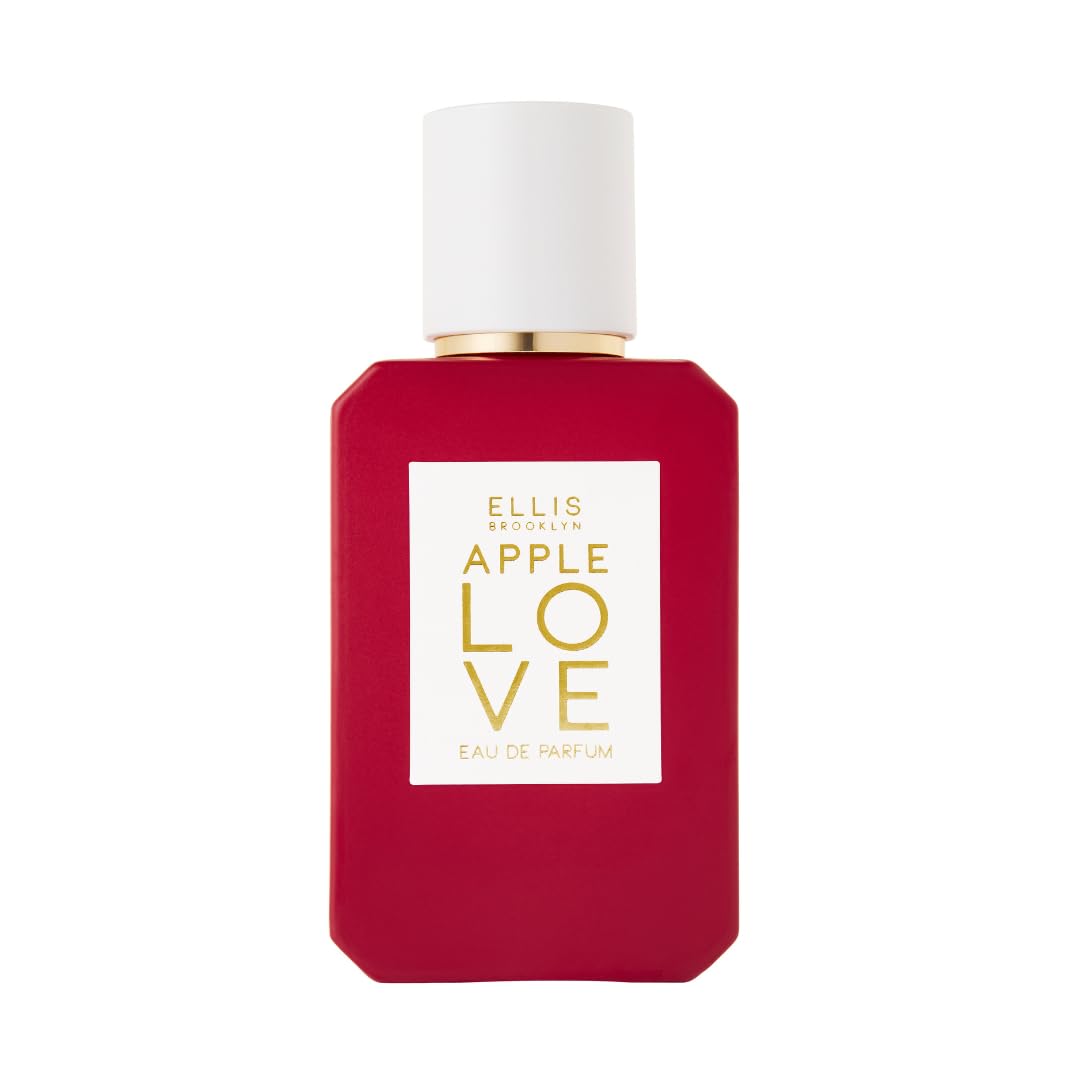 Ellis Brooklyn APPLE LOVE Eau de Parfum, Perfume for Women, Amber Gourmand, Apple Scented, Vegan, Cruelty-Free, Sustainable Ingredients – 50ml / 1.7 fl oz