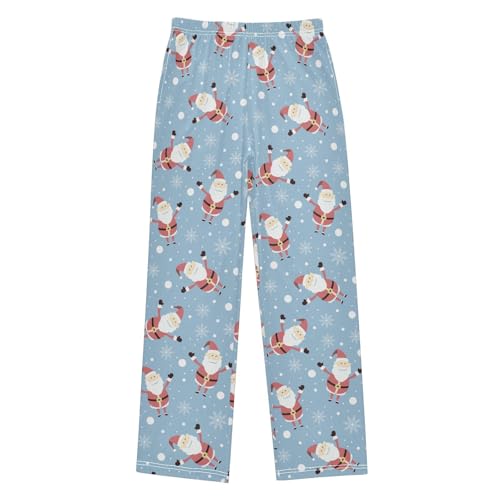 Boys' Pants Christmas Santa Gnomes Snowflake Long Bottoms Jogger Pants Elastic Waist Trousers with Pockets S-XL