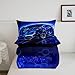 Feelyou Kids Boys Sports Comforter Set - Full Size Blue Race Car Comforter for Kids Teens Room Decor - Extreme Sports Theme Bedding Set - Cool Speed Luxury Car Decor Quilt Set - Soft for All Season