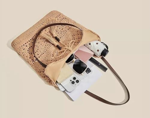Bolso Bohemia de crochet para mujer verano 2026 miniatura 6